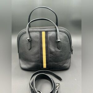 GUCCI Leather 2Way Bag Black